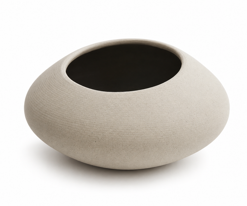 oval ceramic vase