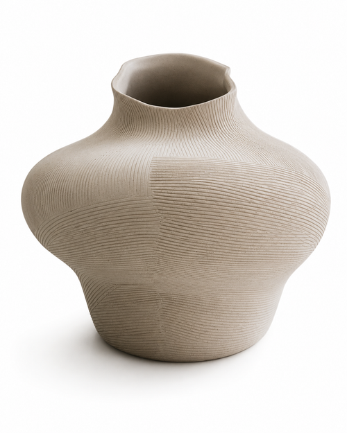 irregular shaped vase