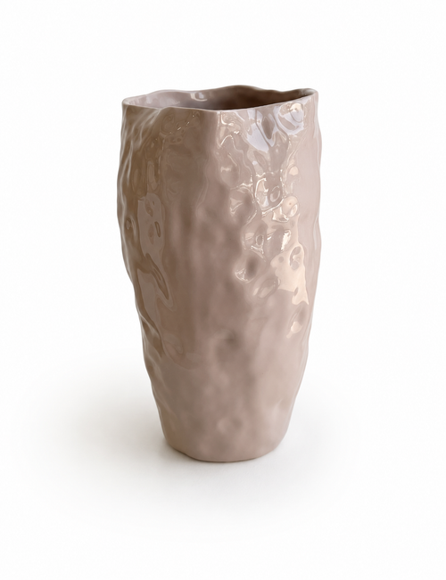 tall stoned vase